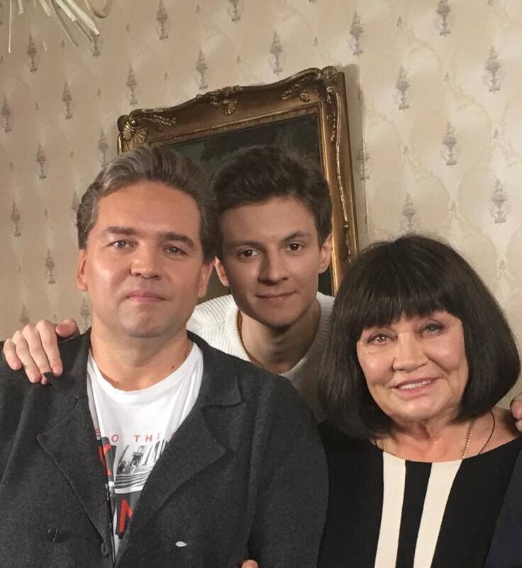 Лариса Лужина с сыном Павлом и внуком Даниилом / Фото: Globallookpress