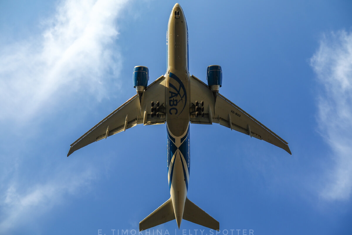 Boeing 777F в «Шереметьево»