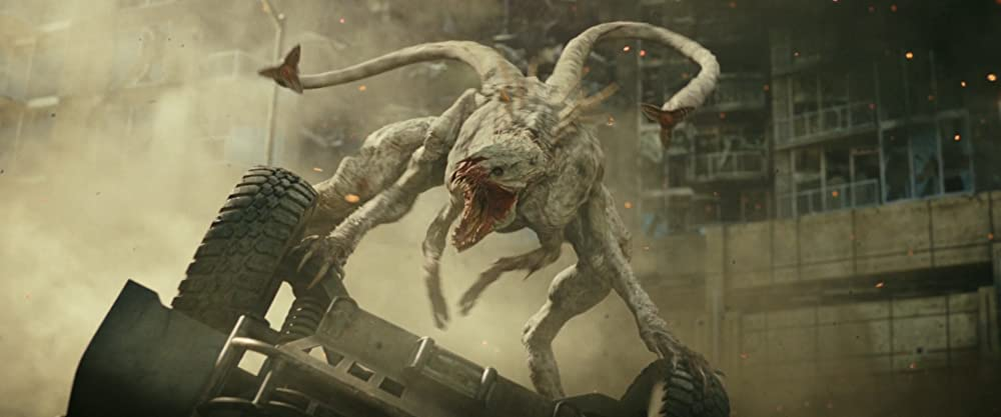 Кадр из фильма The Tomorrow War. Режиссер: Крис МакКей. Оператор: Ларри Фон. Производство: Lit Entertainment Group, New Republic Pictures, Phantom Four Films, Skydance Productions