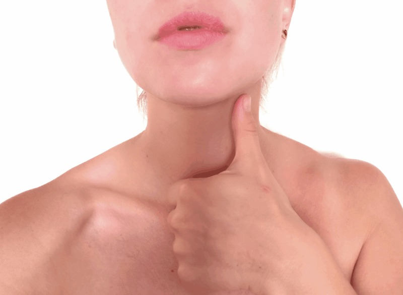 Просто опускайте подбородок.