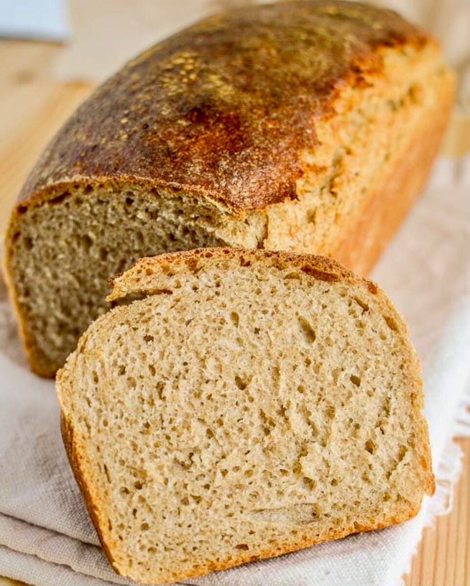 Бездрожжевой хлеб ржано-пшеничный