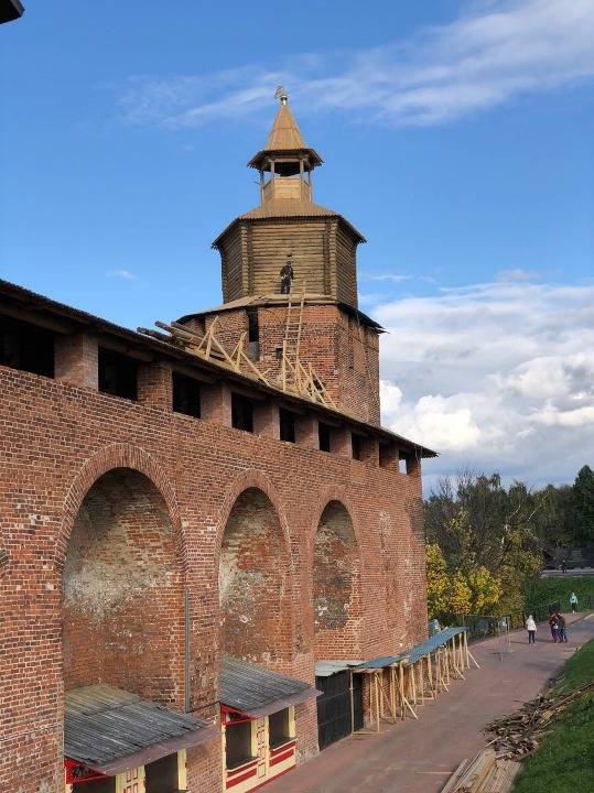 22 сентября 2018 г. «Может рухнуть завтра». Нижегородский кремль готовят к восстановлению https://www.nn.-12