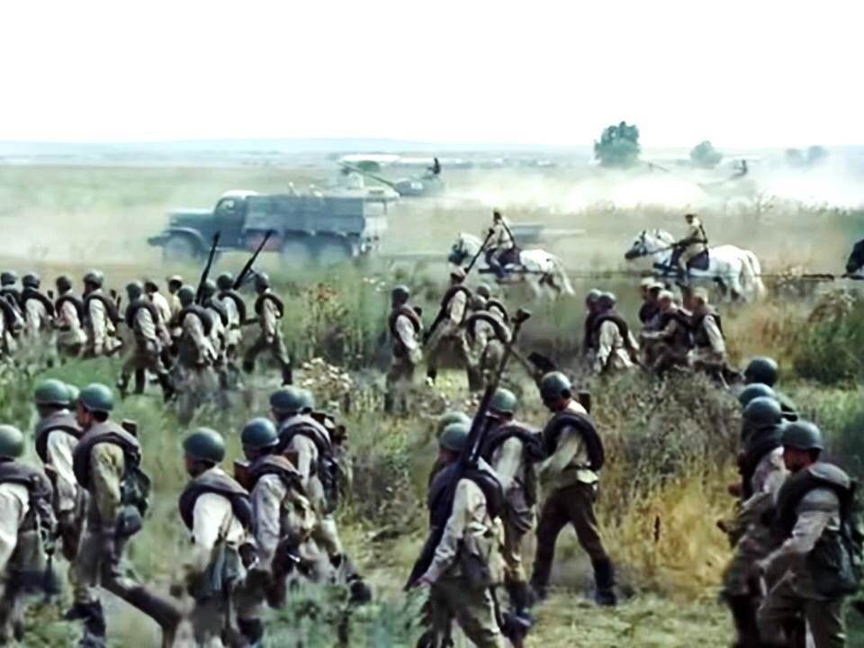 Кадр из х/ф "Они сражались за Родину"