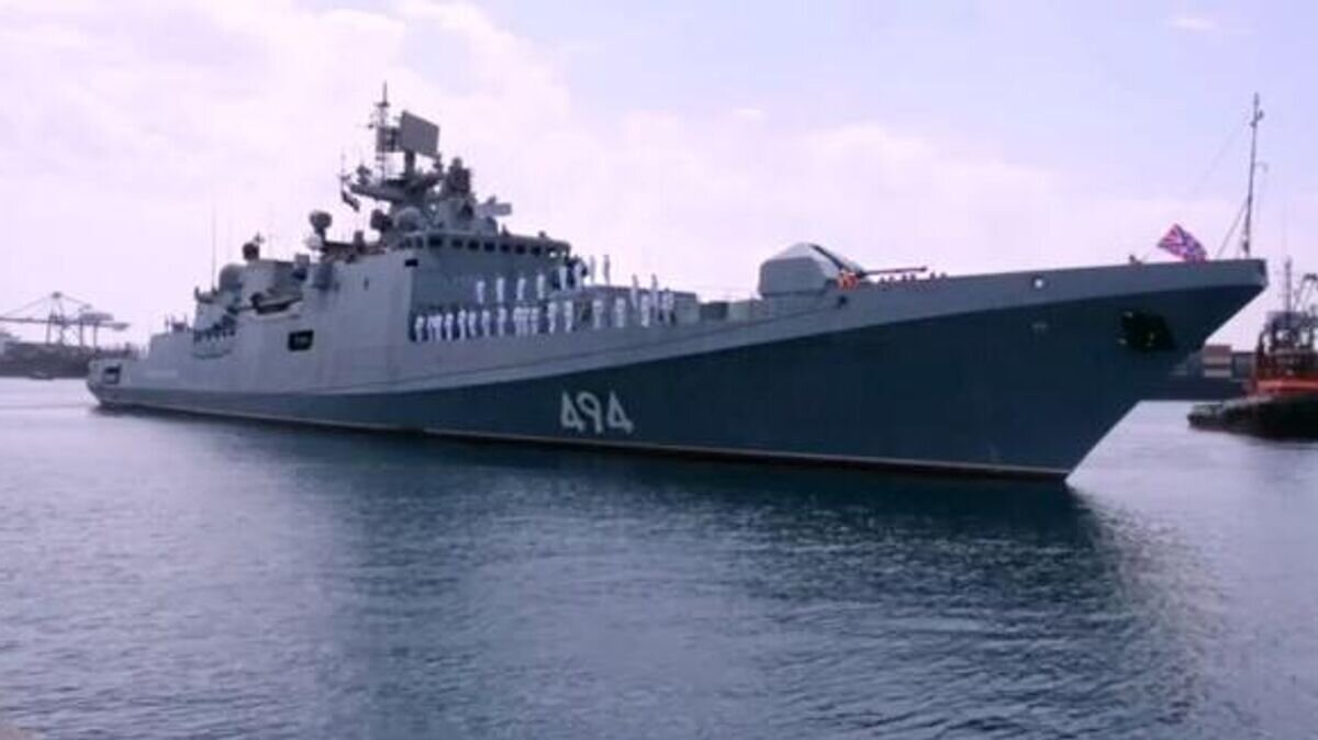    Фрегат ВМФ России "Адмирал Григорович" впервые вошёл в порт Судана© Sputnik /