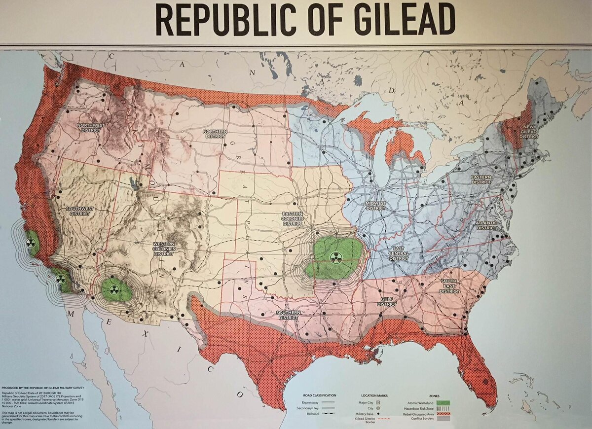 Карта Республики Галаад