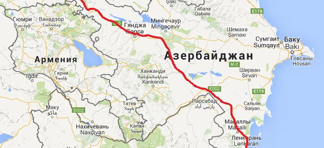 Карта нафталана в азербайджане