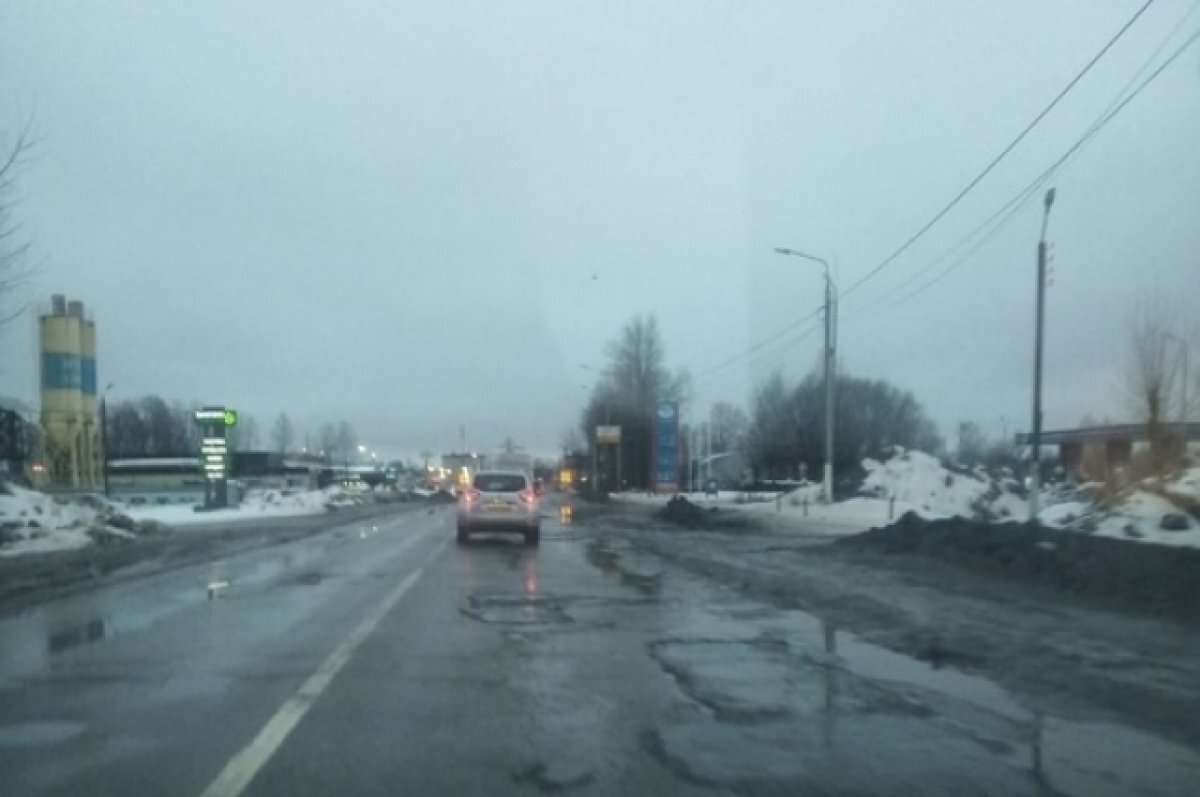    В Твери частично отремонтировали дорогу на улице Шишкова