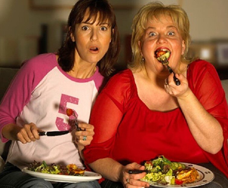 Еда и телевизор