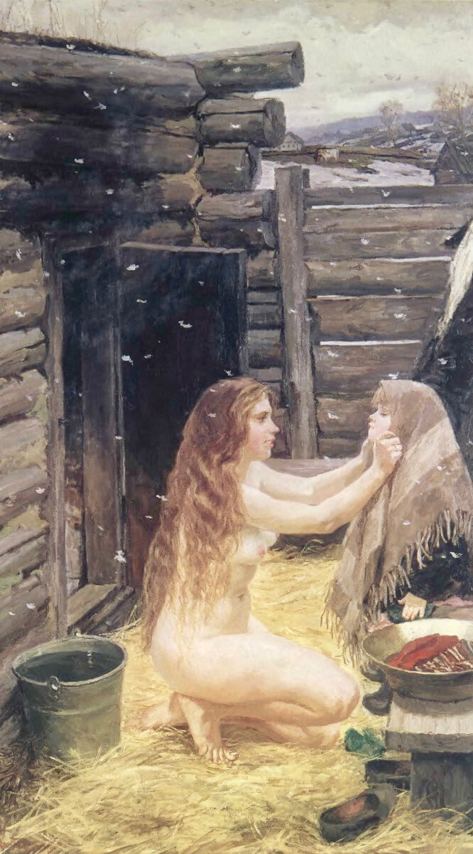 Аркадий Пластов Весна. 1954 год. Государственная Третьяковская галерея, 