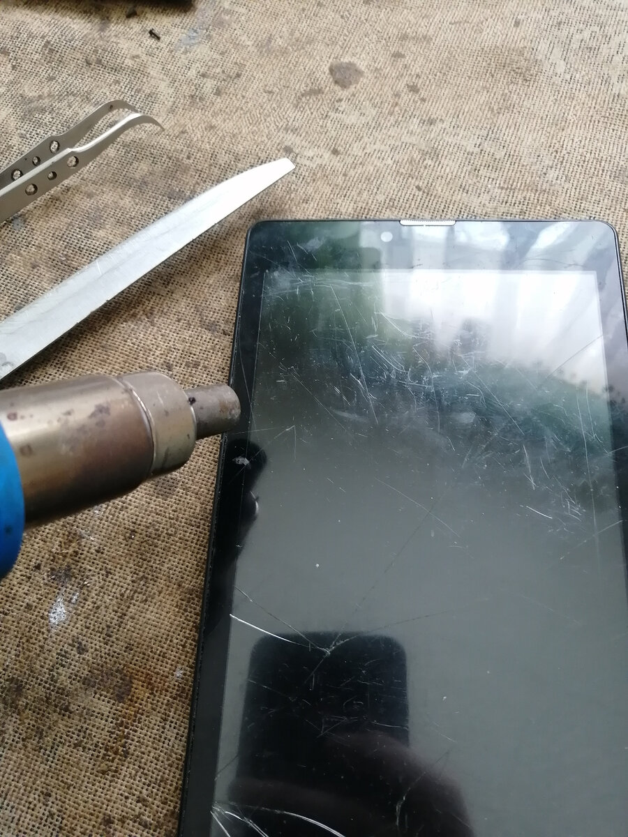 Замена тачскрина на планшете samsung Tab 3 SM T211 Bossi T/A Дзен