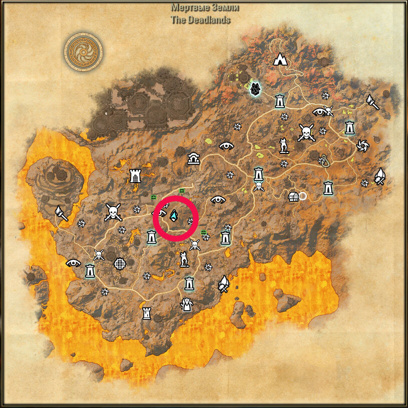 На карте это здесь