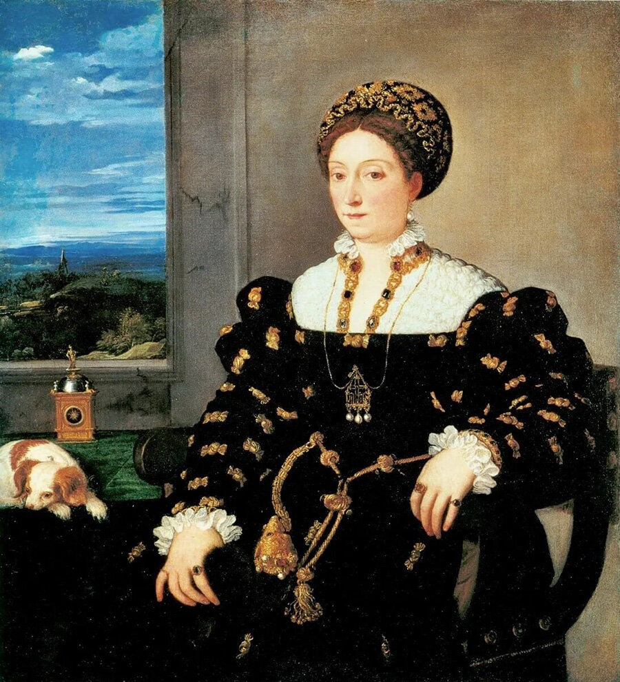 Тициан. Элеонора Гонзага.