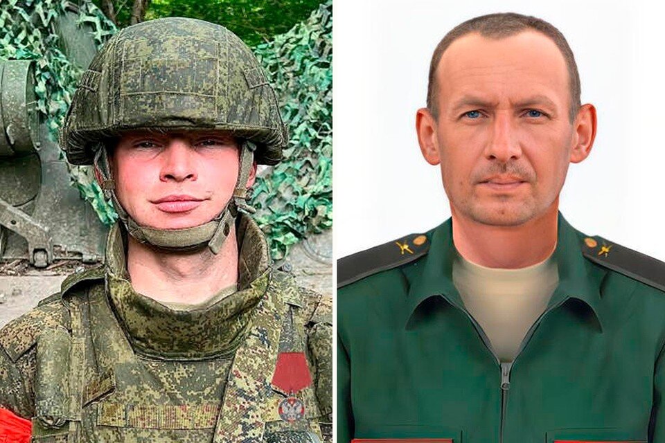    Гвардии младший сержант Вячеслав ОКАЕМОВ и рядовой Алексей Ревин Минобороны РФ