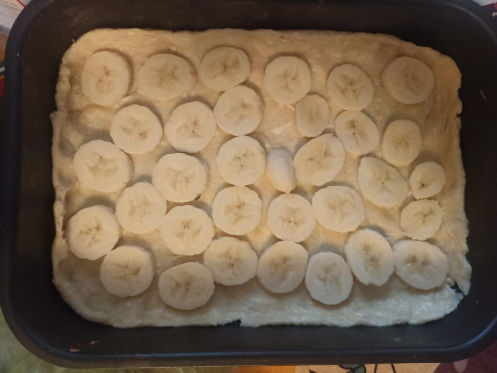 Пирог «Банана-мама», пошаговый рецепт на ккал, фото, ингредиенты - marysa