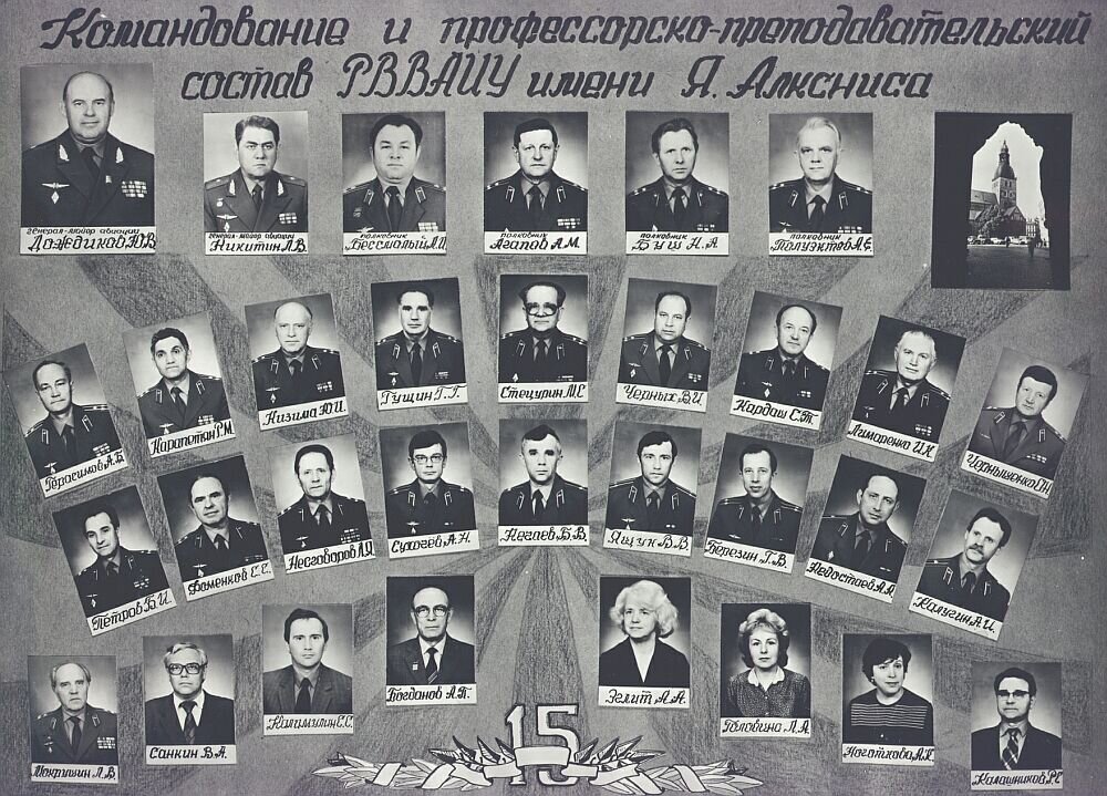Руководство училище и преподаватели тех лет