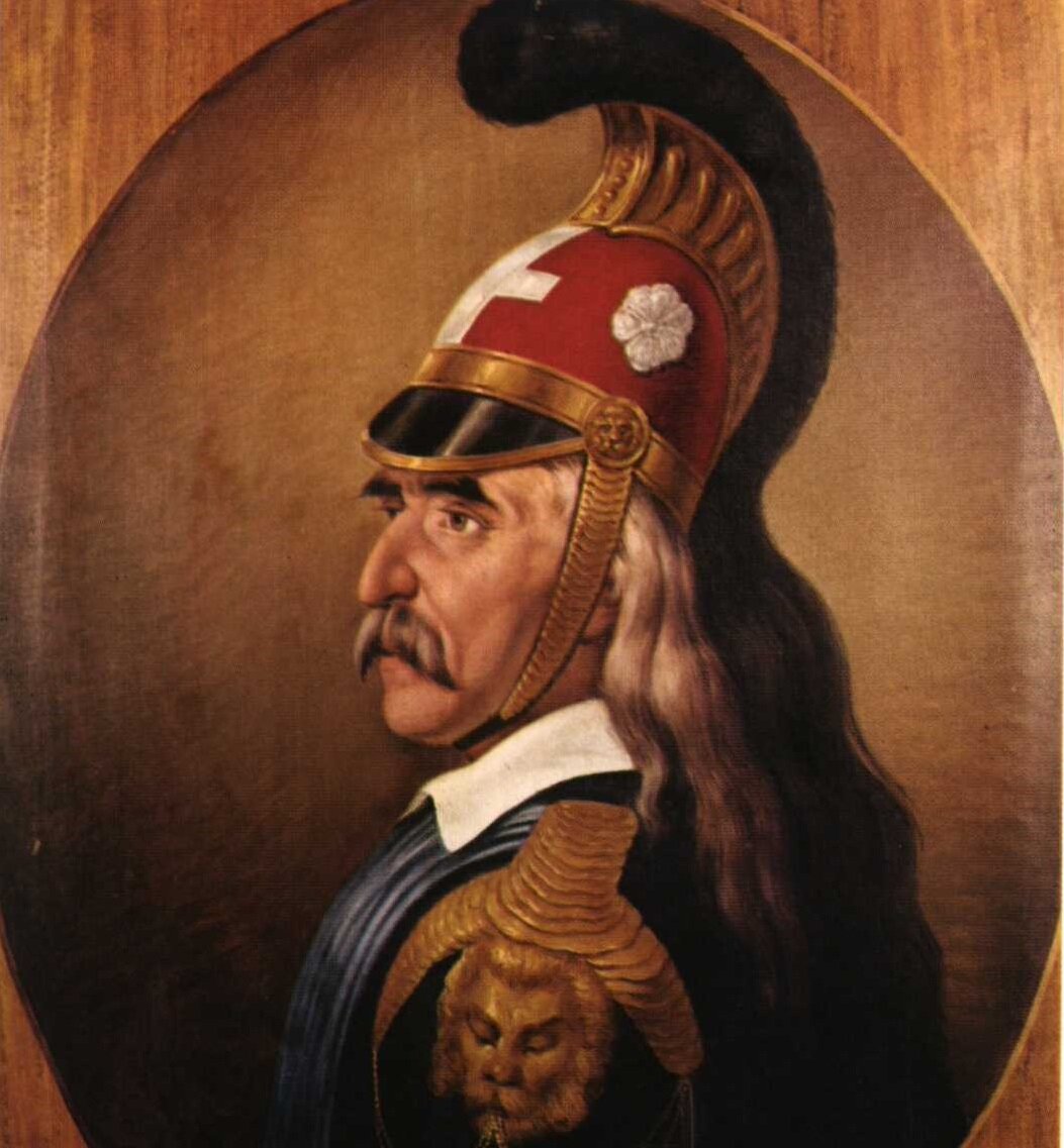 Дядя Никитаса - командующий войсками региона Мореи (полуостров Пелопоннес) Колокотронис. Художник: Dionysios Tsokos