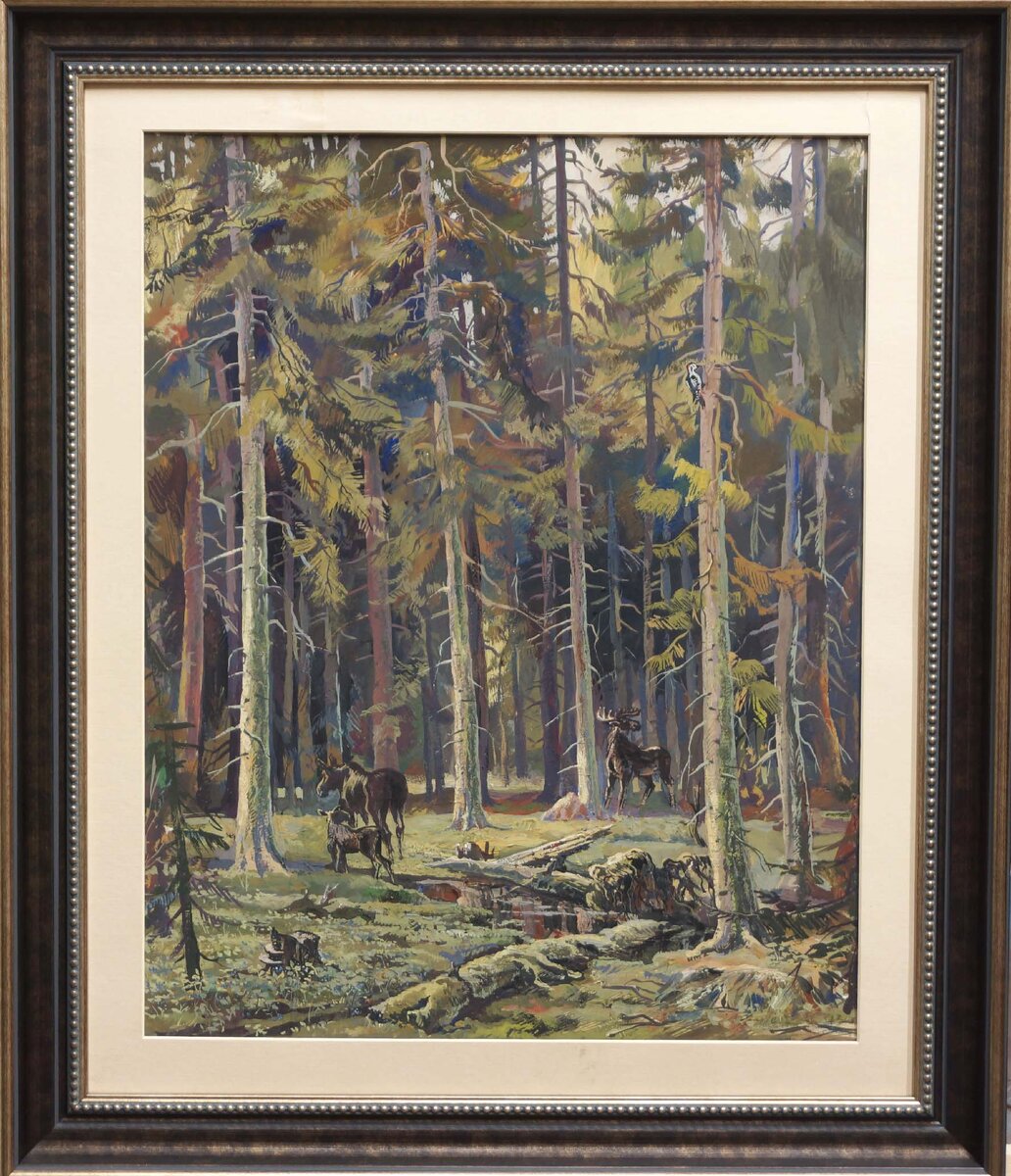  Владимир Кордубайло   "В сосновом лесу"  