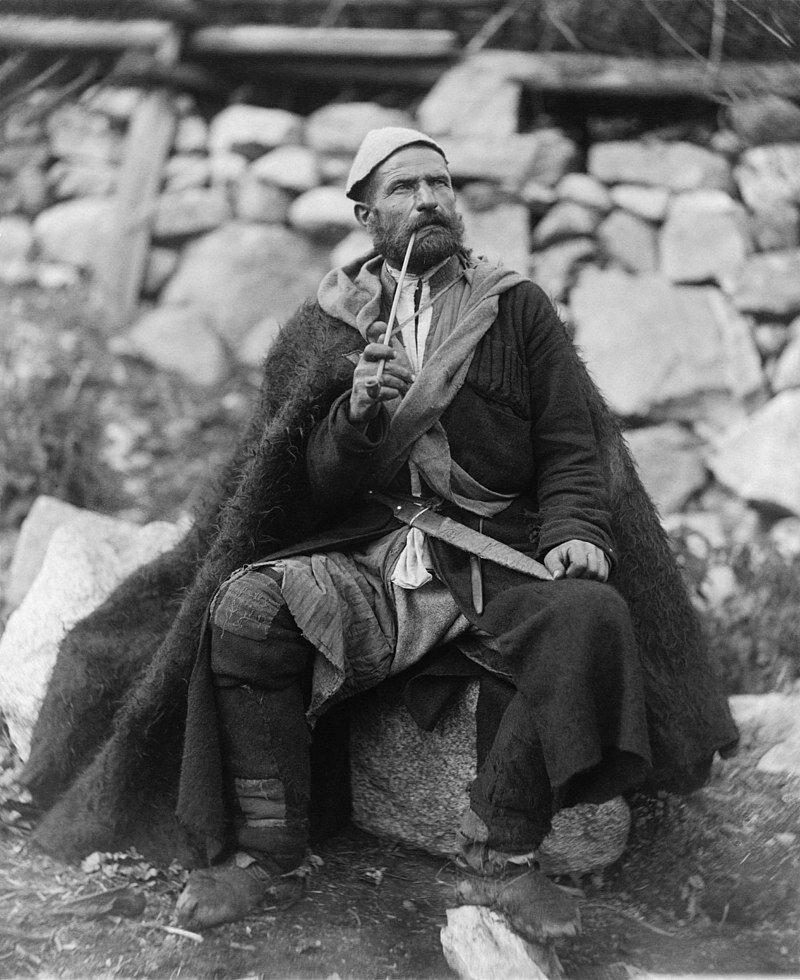 Грузинский крестьянин в селе Местиа. 1888 г. (Сванетия)
