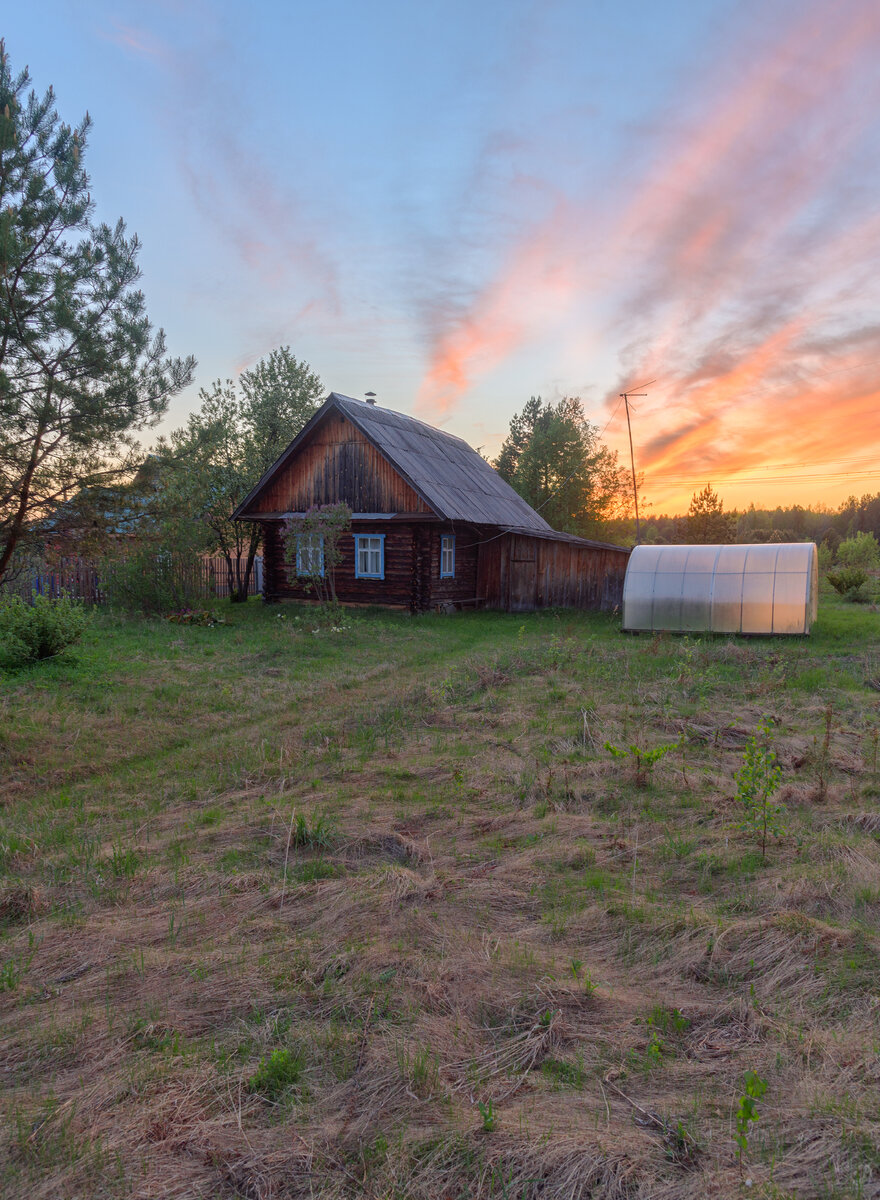 Закат в нашей деревне 18.05.2021