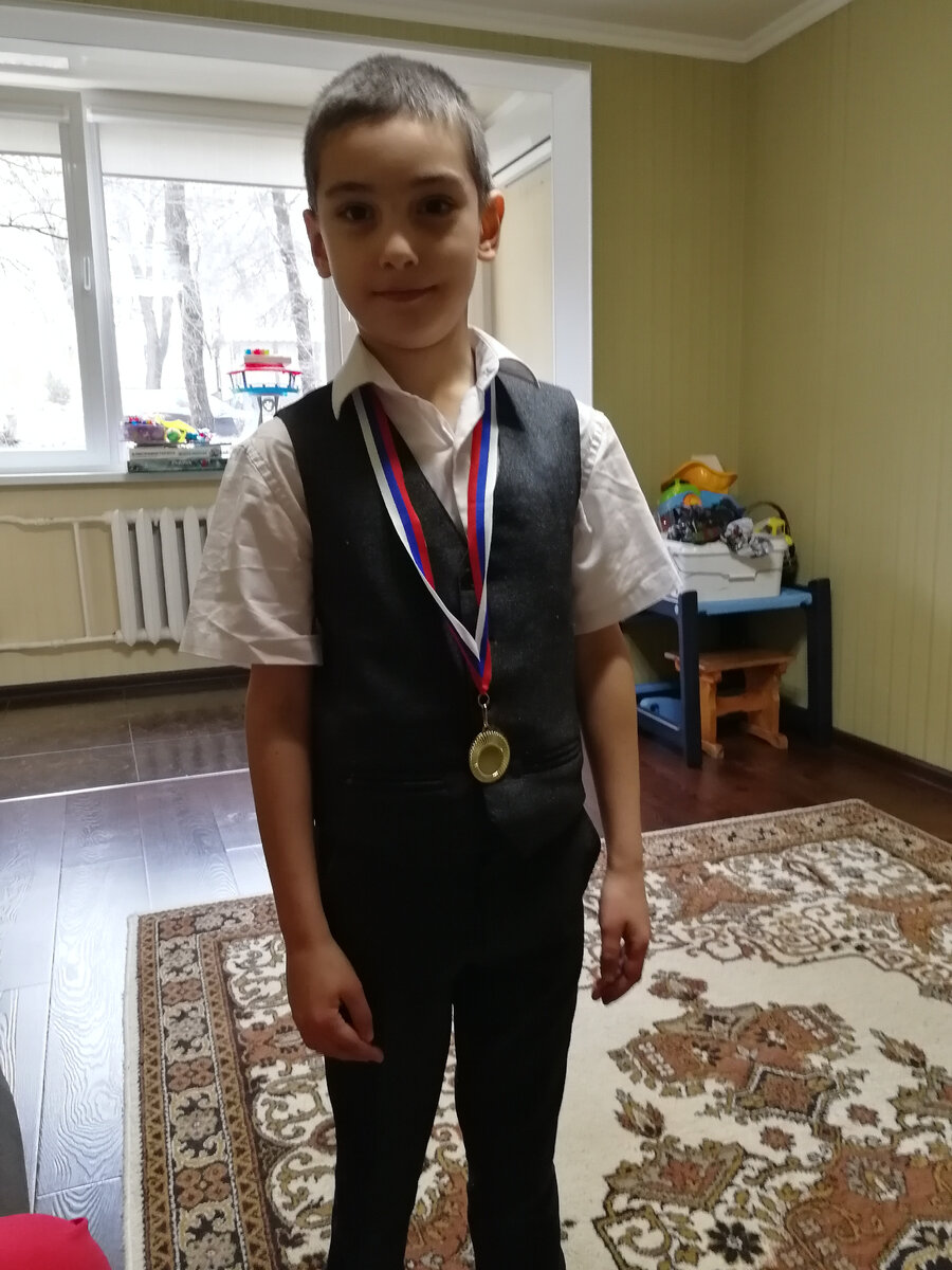 Медаль после первого полугодия