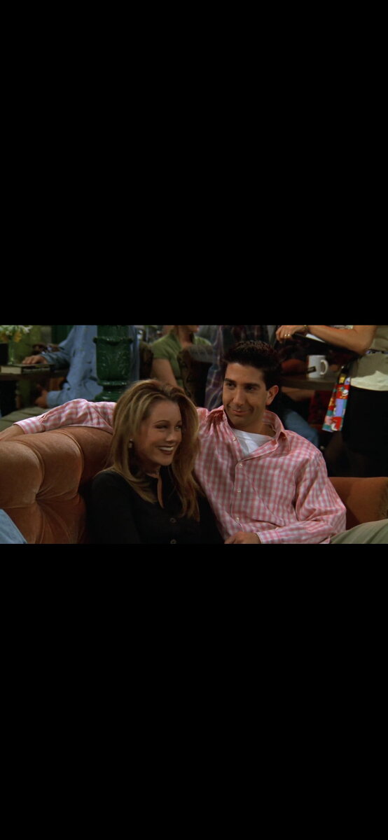 РОсс и Бонни. Сериал "Друзья". Скриншот