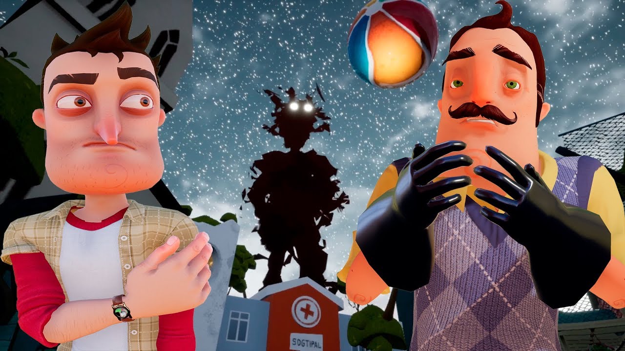 ШОУ ПРИВЕТ СОСЕД!ГИГАНТСКАЯ ТЕНЬ!ИГРА HELLO NEIGHBOR ПРОХОЖДЕНИЕ!