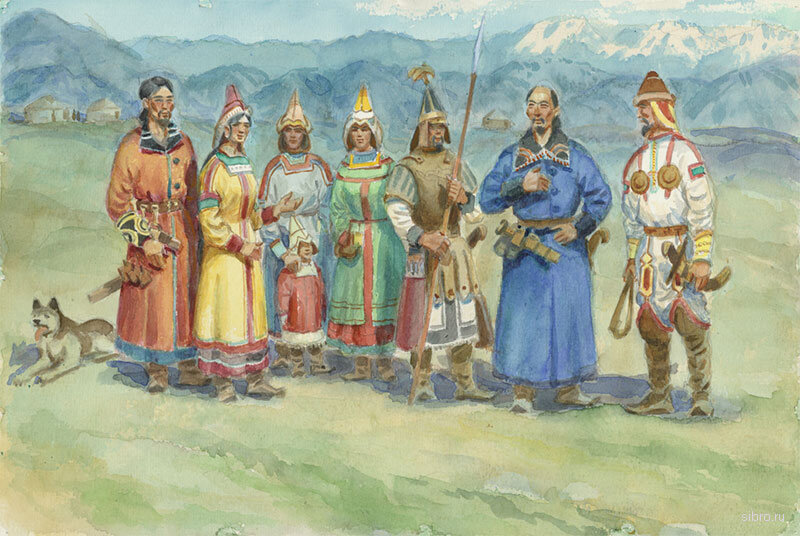 "Тюркские народы", картинка взята из Интернета, автор неизвестен.