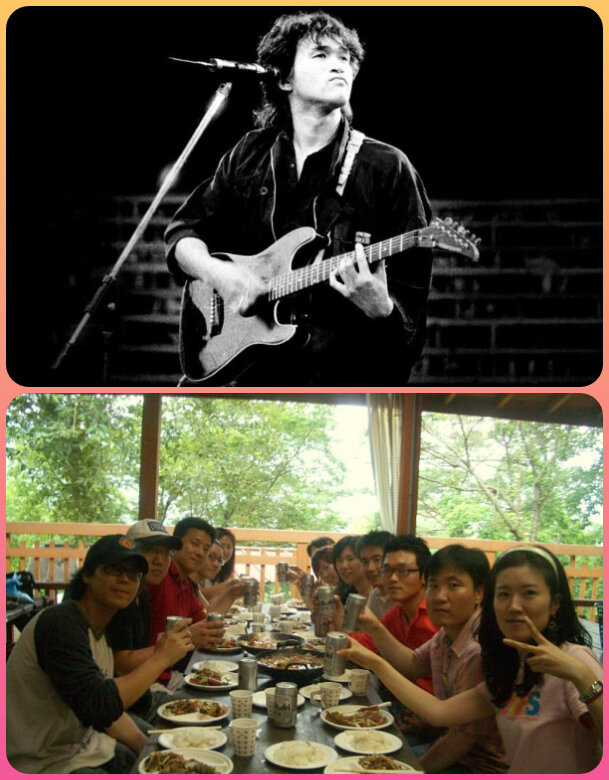 Фото корейцев мое (далеко не весь наш дружный коллектив), фото Виктора Цоя взято из открытого источника