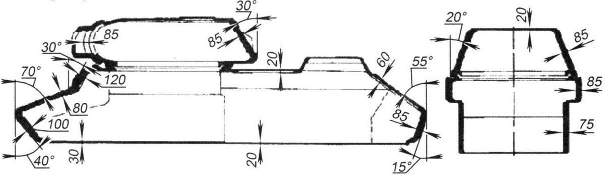 Бронирование танка КВ-13