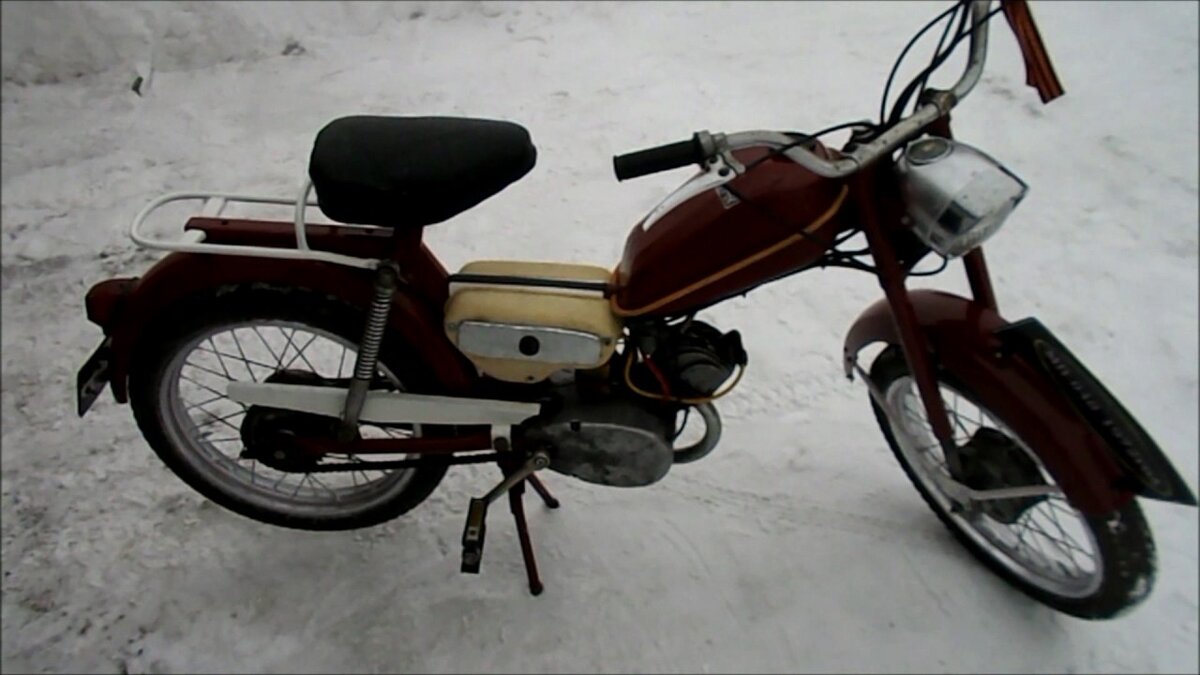 Отличный мопед Львовского мотозавода, который запомнился нам на всю ...