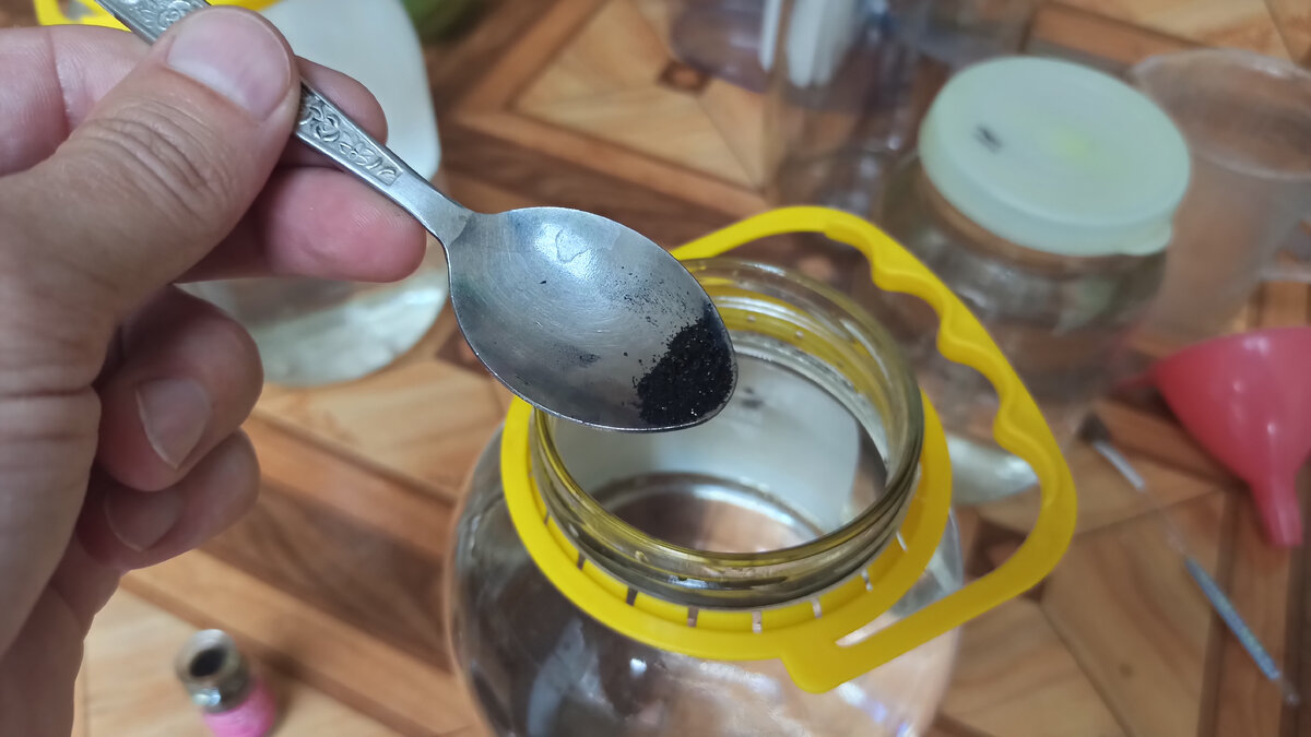 Очистка самогона с помощью марганца