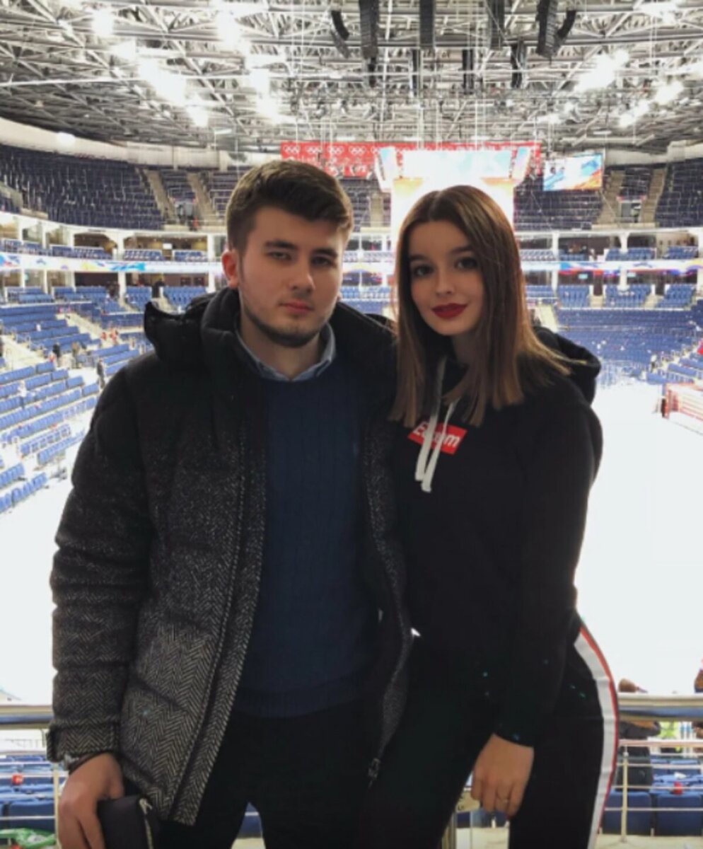    Александра Стриженова с будущим мужем