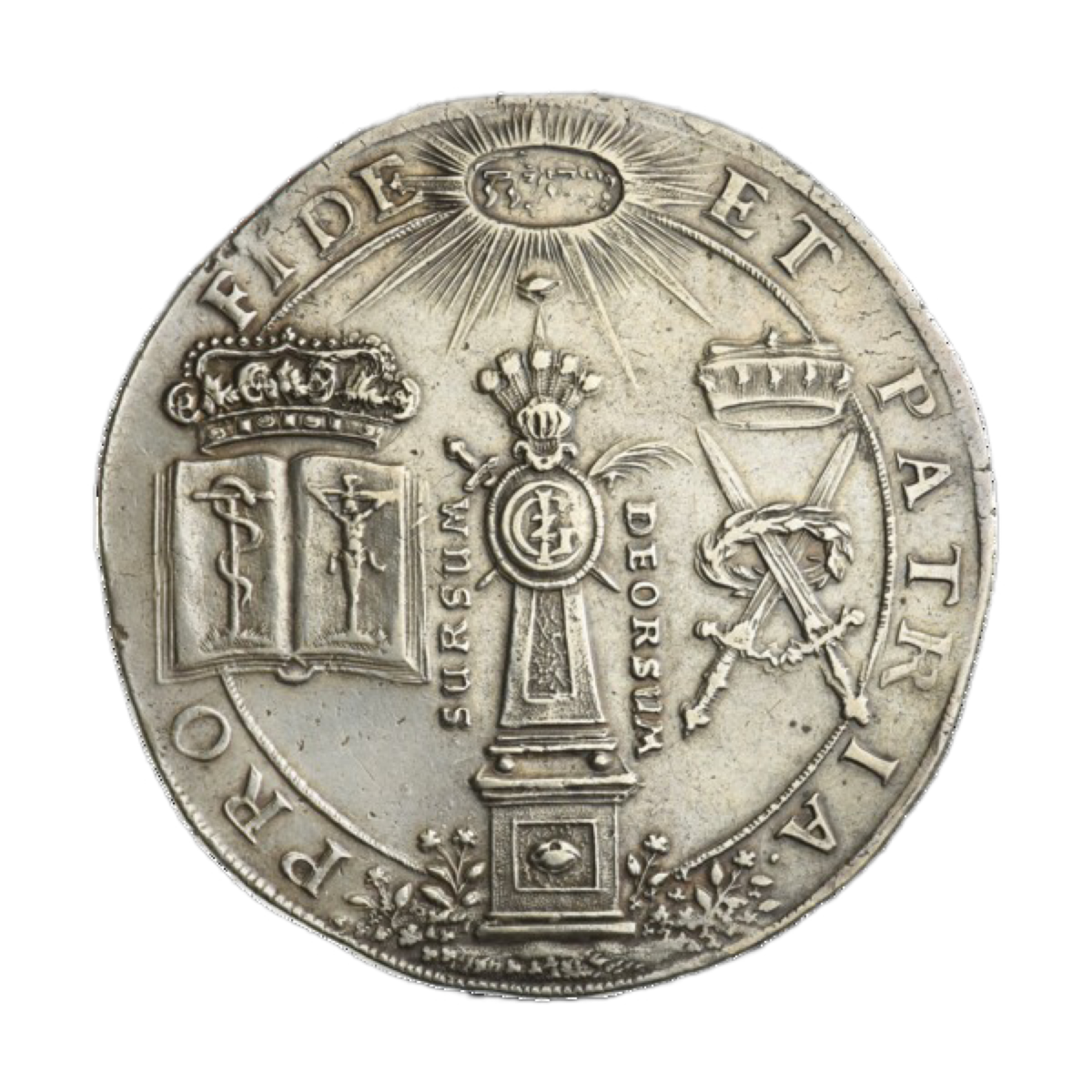 Тройной талер 1661 г. На освание капеллы в Моритцбурге.