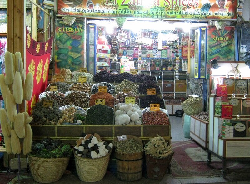 Рынок специй в Луксоре (Египет)