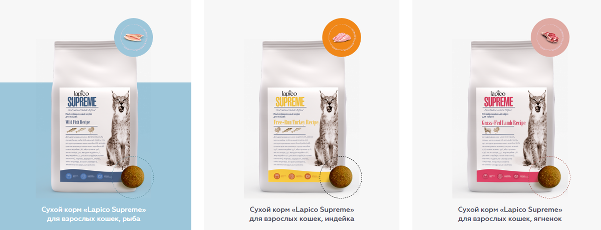 Корма для кошек Lapico Supreme