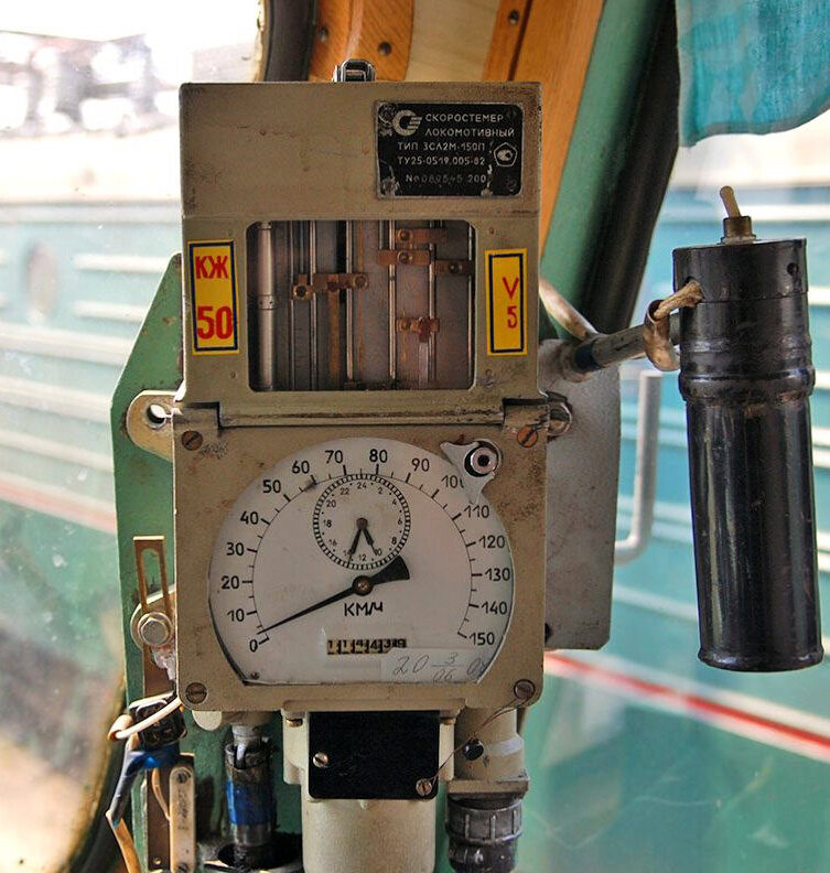 Что будет, если машинист поезда превысит допустимую скорость? Например ...