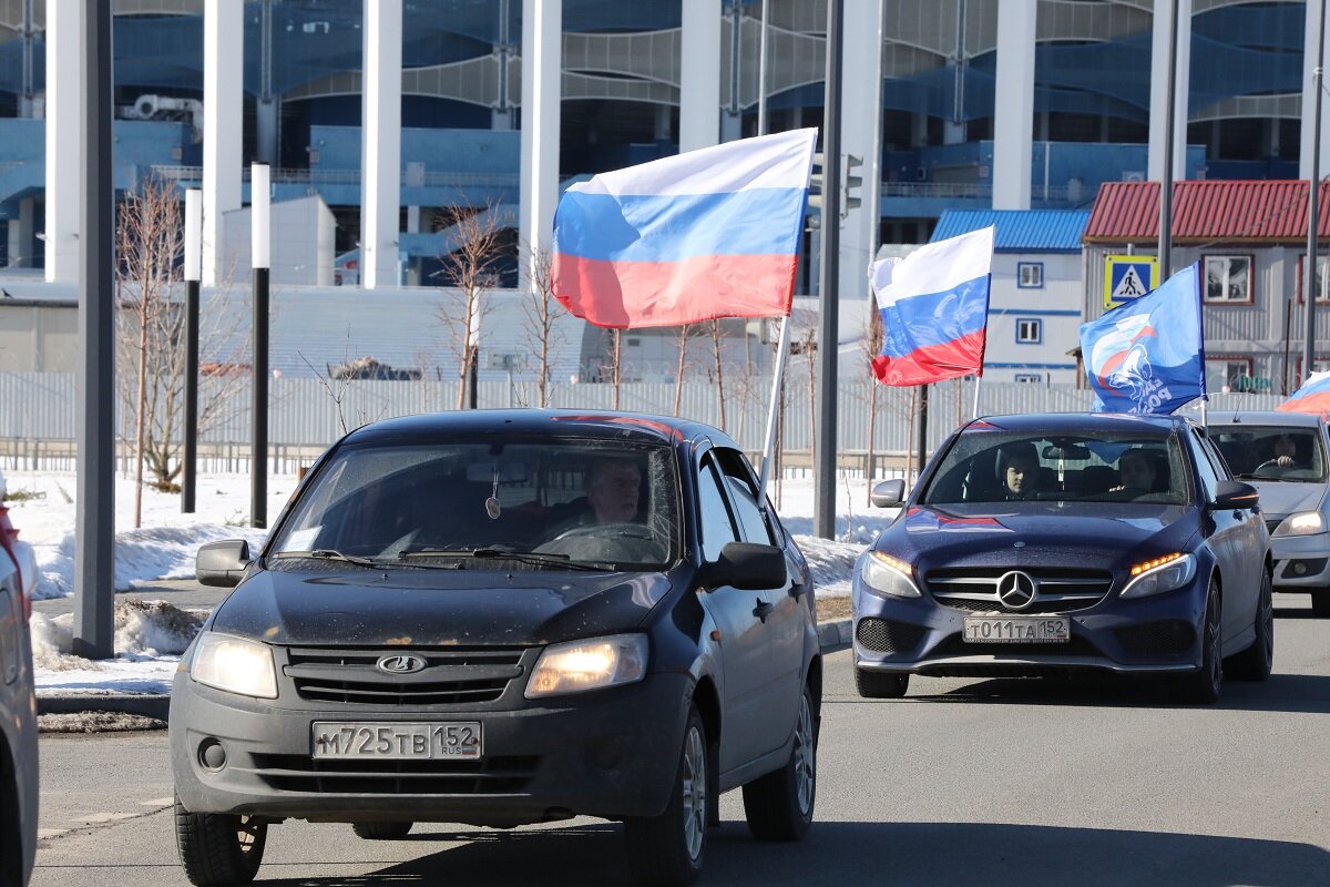    Маршрут автомобилей прошел по центральным улицам и площадям города Pravda-nn.ru