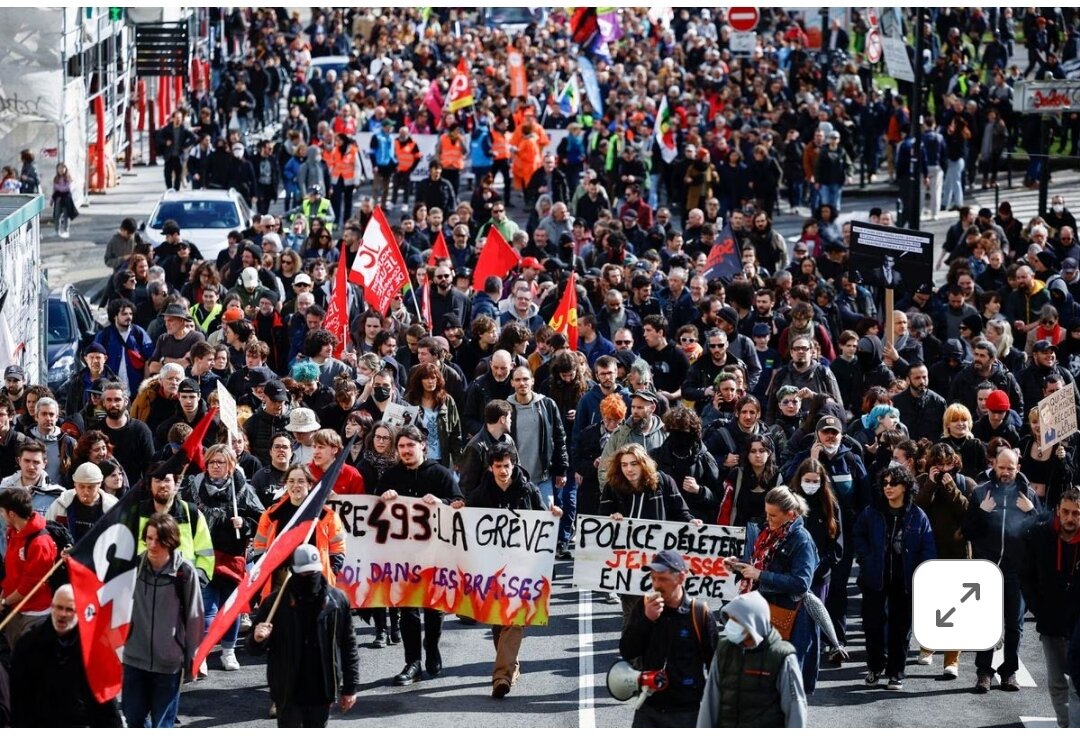 франция протест