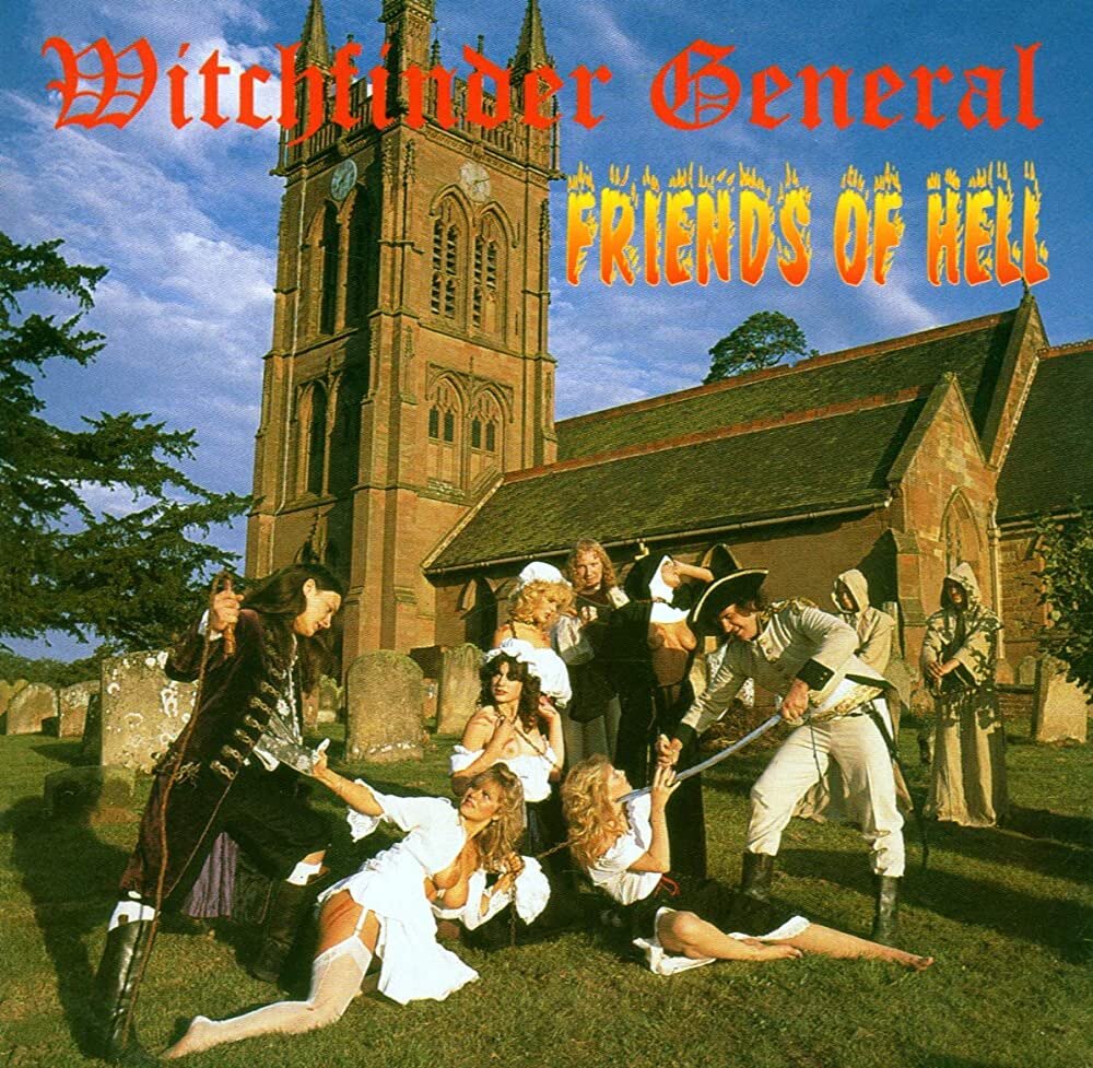 Witchfinder General. Обложка альбома Friends Of Hell. Фото из свободных источников.