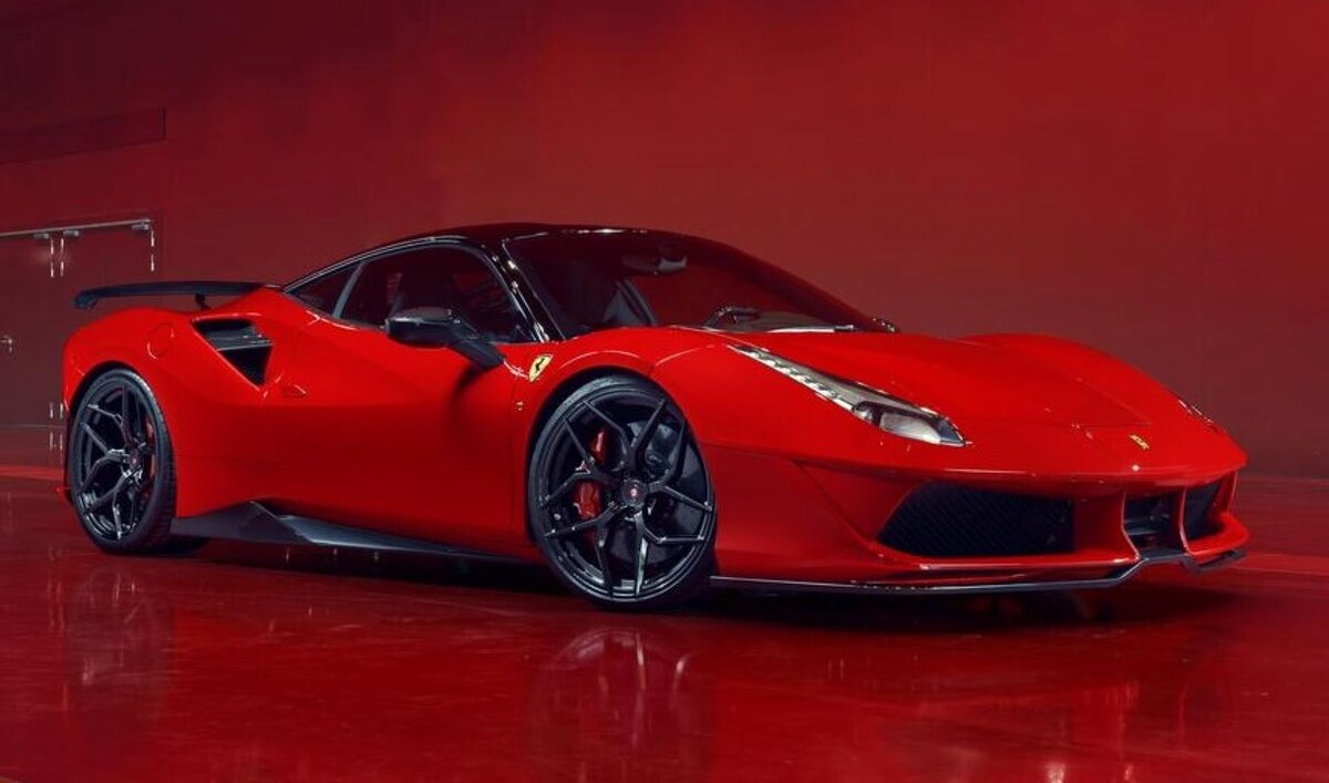 Ferrari 488 GTB красный