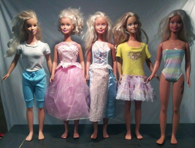 Барби разных лет с ибей
