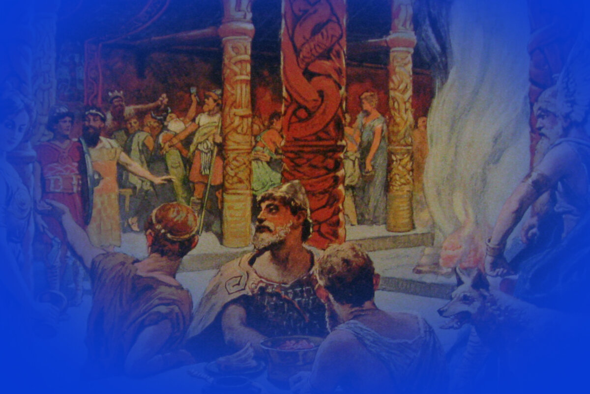 Пир богов. Изображение взято из О.И.