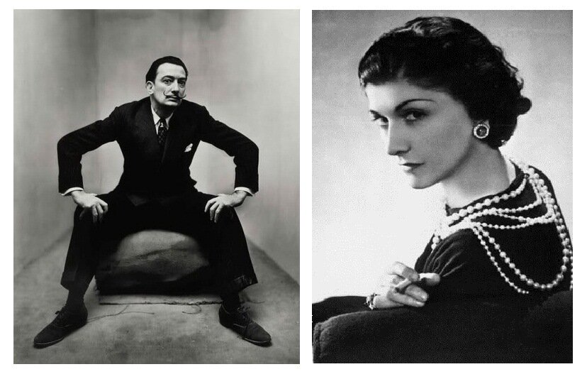 Сальвадор Дали / Коко Шанель.