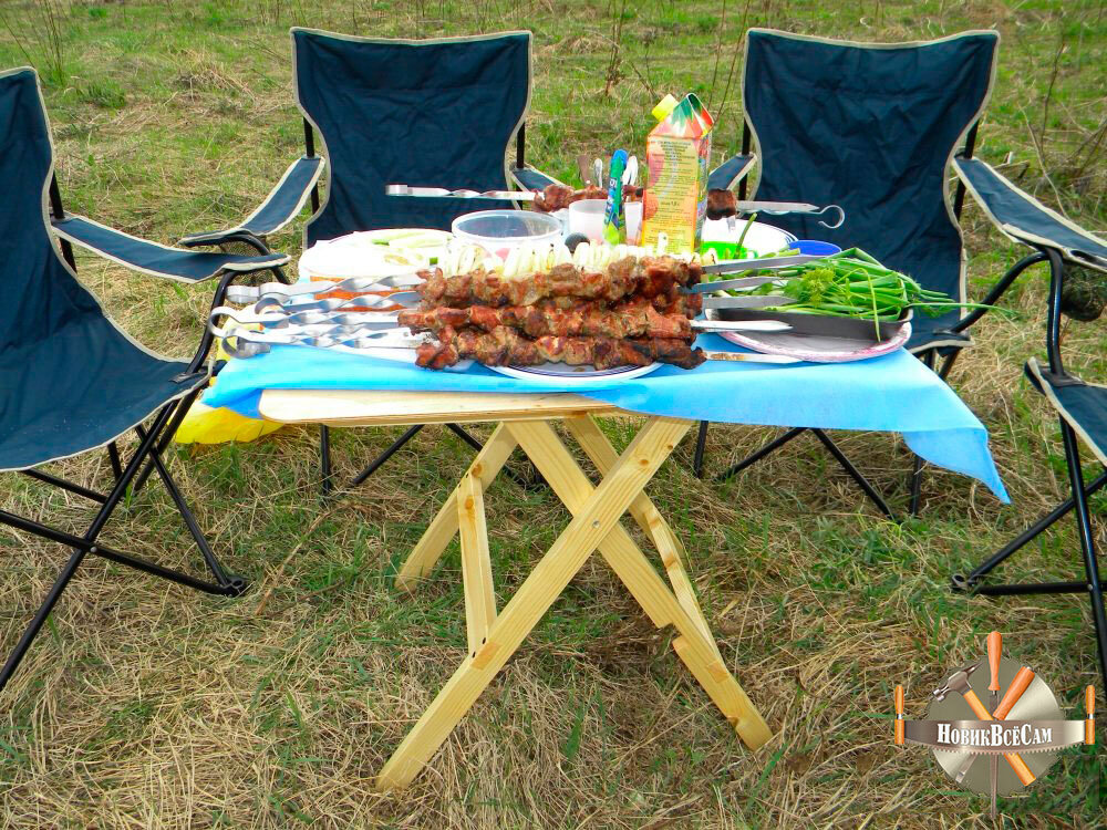 Столик для пикника своими руками: идеи с фото