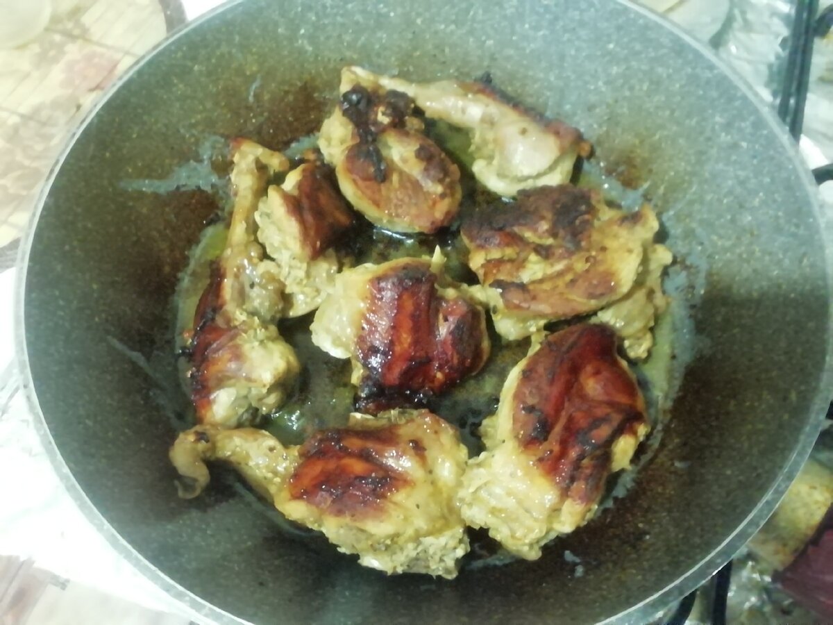 Я люблю так зажаривать. Фото автора. 