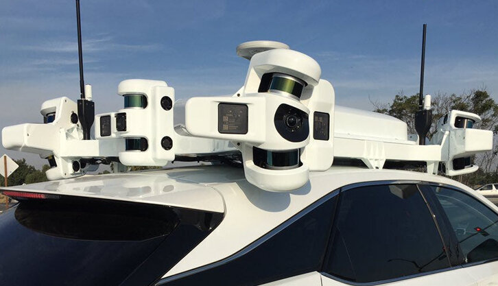 Сканирование местность и построение маршрута на беспилотном авто