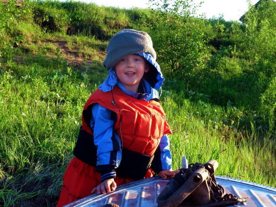  В спас.жилете. Мама, не волнуйся!