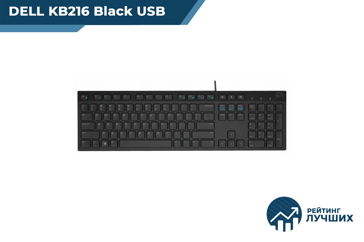DELL KB216 Black USB