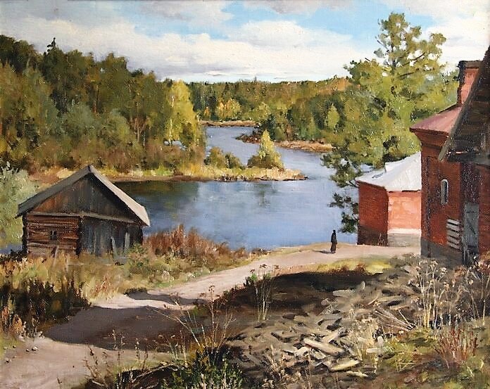 «Валаам. Ферма», холст, масло