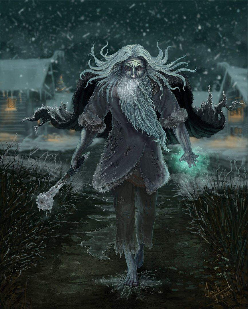 Карачун - божество нижнего мира, повелитель холода, морозов и мрака.